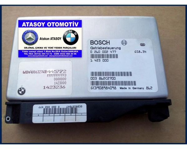 BMW E39 528İ OTOMATİK ŞANZIMAN BEYNİ BOSCH 0260002477 BMW 1423000 BMW 1423236 BMW 1423079 BMW 24601423000 BMW 24601423236 BMW 24601423089 BOSCH 0 260 002 477 GS8.34